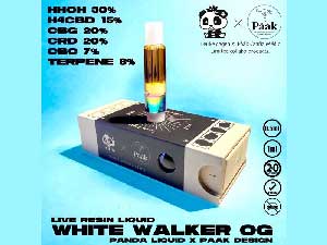 Leuke Dagen p_LbhďC x Paak design White Walker OG HHCH30% 0.5ml&1ml