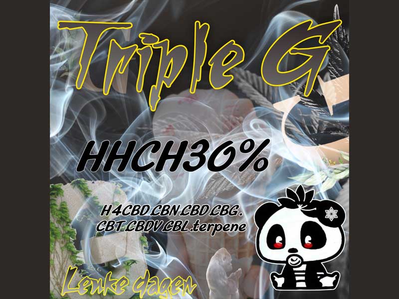 Leuke dagen Triple G HHCH30% 0.5ml & 1ml Indica 優勢 Hybrid HHCHリキッド、パンダリキッド