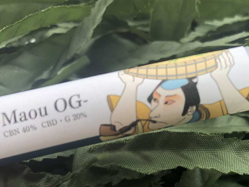 ���c CBN MAOU OG 1ml/CBN 40% CBD 19% CBG 1% &�w���v�e���y�� CBN �J�[�g���b�W 510