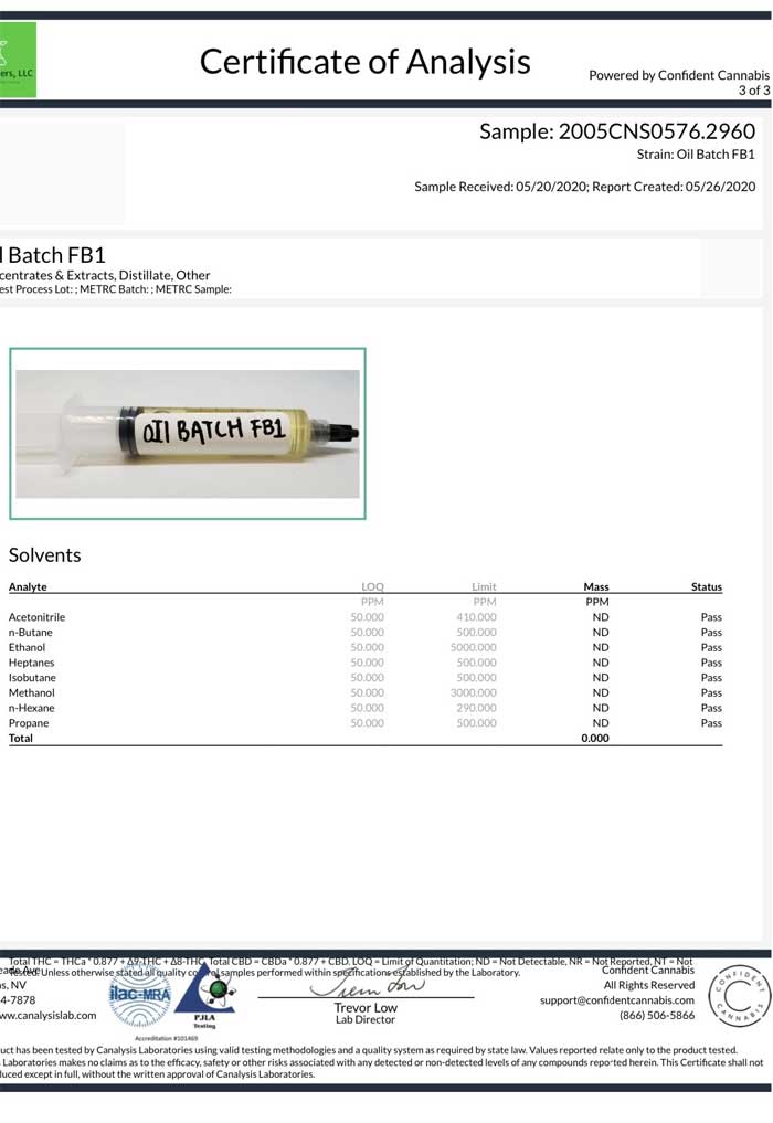 ���c �܂��� CBD�ACBN �n�[�u�A510�J�[�g���b�W�A�������͏��ACertificate of Analysis
