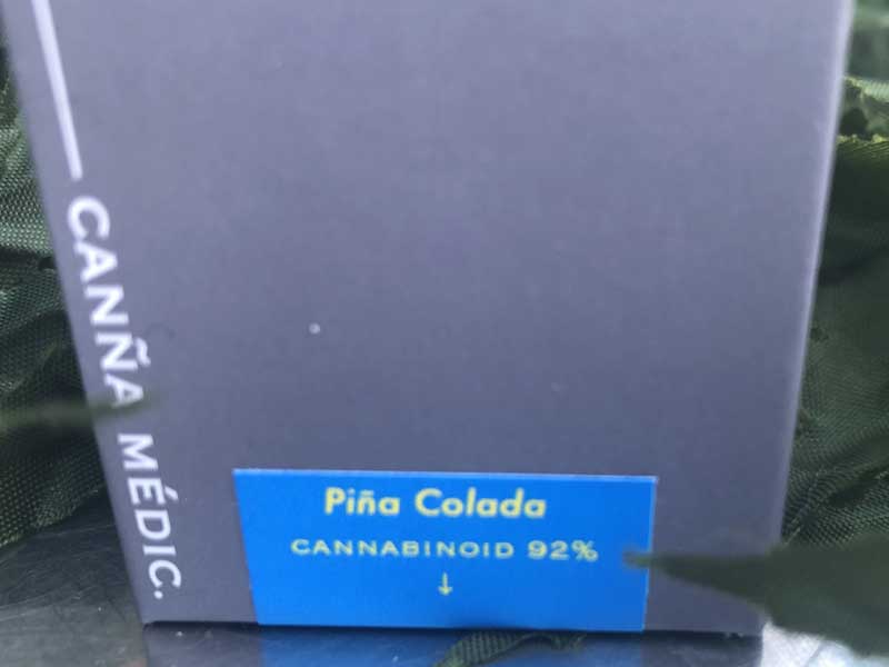 Paak Canna Medic �p�[�N�J���i���f�B�b�N CBN ���L�b�h 92% Pina Colada 0.5ml �s�j���E�R���[�_