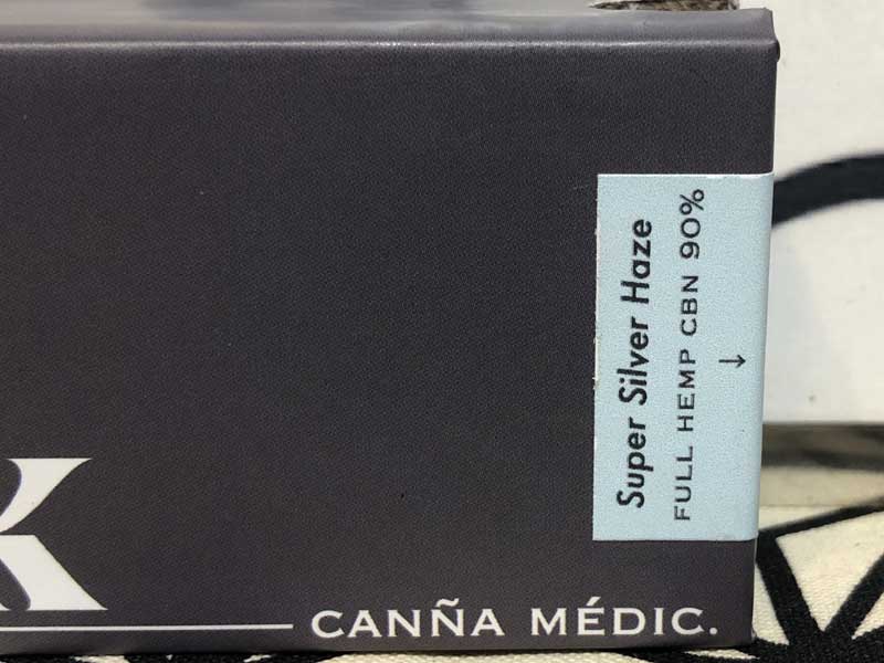 Paak Canna Medic パークカンナメディック CBN優勢 フルヘンプ リキッド 90% Super Silver Haze 0.5ml