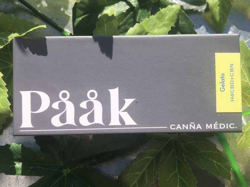 Paak Canna Medic/H4CBD & CBN & live resin H4CBD ���L�b�h Gelato 1ml & 0.5ml �W�F���[�g