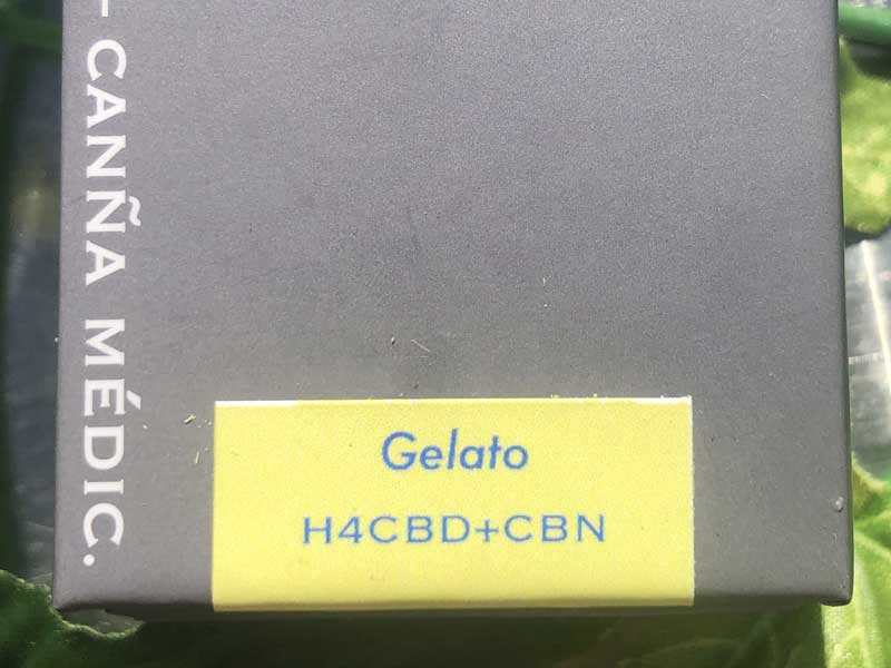 Paak Canna Medic/H4CBD & CBN & live resin H4CBD リキッド Gelato 1ml & 0.5ml ジェラート