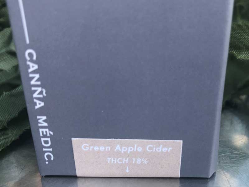 Paak Canna Medic �p�[�N�J���i���f�B�b�N�@THCH 18% &CRDxCBG /Green Apple Cider�@THCH���L�b�h