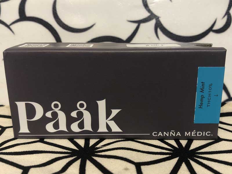 Paak Canna Medic �p�[�N�J���i���f�B�b�N�@THCH & CBD�f�B�X�e�B���[�g/�g�[�^��94%/Hemp Mint 