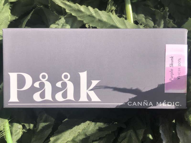 Paak Canna Medic �p�[�N�J���i���f�B�b�N�@THCH 20% &CRDxCBN /Purple Skunk 0.5ml THCH���L�b�h