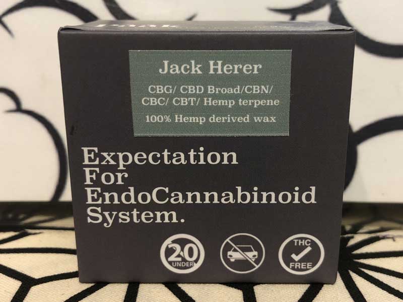 Paak Canna Medic �p�[�N�J���i���f�B�b�N Jack Herer CBG�D�� �t���w���v 94% WAX