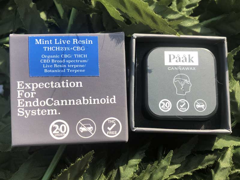 Paak Canna Medic �p�[�N�J���i���f�B�b�N Mint Live Resin WAX THCH23%+CBG 90% WAX