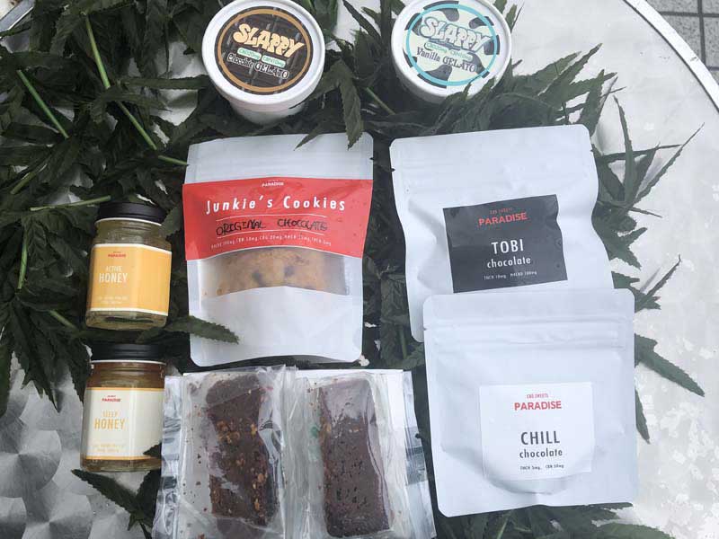 CBD SWEETS PARADAISE CBD/MUNCHIE BROWNIE/THCH25mgxH4CBD20mg x2�� �}���`�[�u���E�j�[