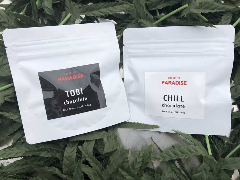 CBD SWEETS PARADAISE CBD/Chill Chocolate �`���`���R �z���C�g�`���R�i6����jTHCH5mg
