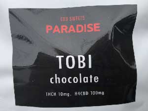 CBD SWEETS PARADAISE CBD/Tobi Chocolate �g�r�`���R �~���N�`���R�i6����jTHCH10mg