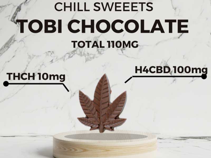 CBD SWEETS PARADAISE CBD/Tobi Chocolate トビチョコ ミルクチョコ（6個入り）THCH10mg