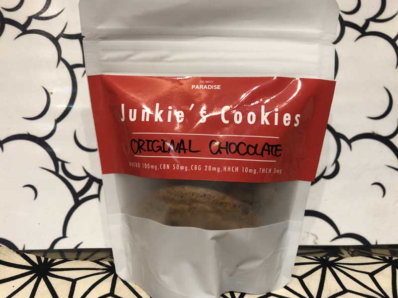 CBD SWEETS PARADAISE CBD/Junkie's Cookies �`���R�`�b�v�N�b�L�[3�� THCH 3mg HHCH2mg