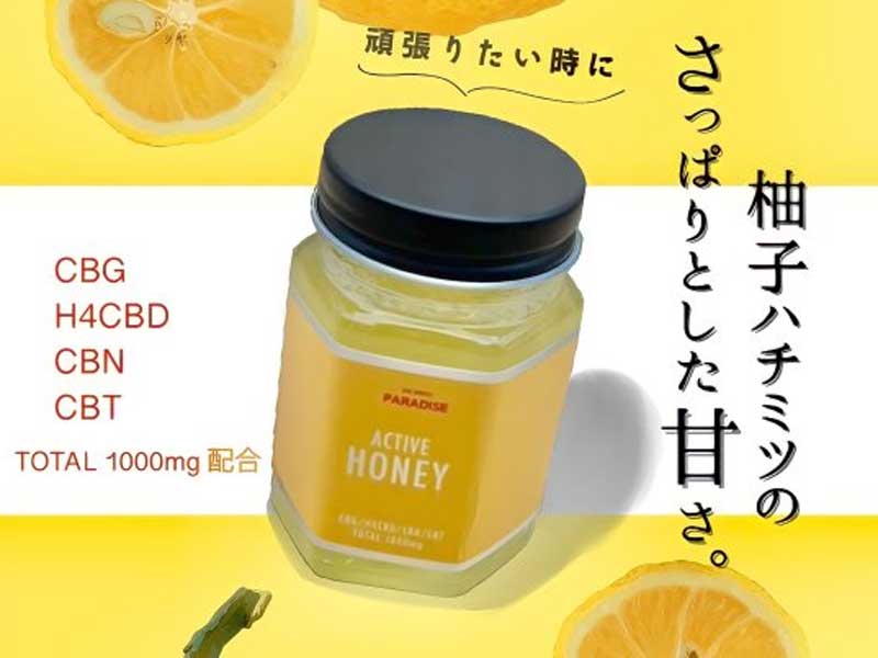 CBD SWEETS PARADAISE CBD/ACTIVE HONEY 100g CBG ������ �G�i�W�[ �M�qx�w���v�n�`�~�c