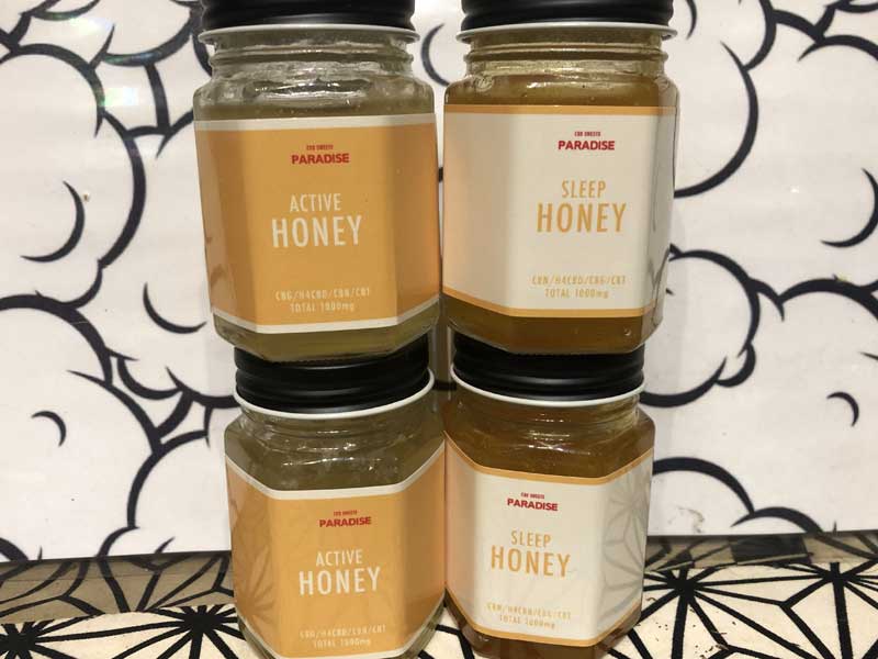 CBD SWEETS PARADAISE CBD/ACTIVE HONEY 100g CBG ������ �G�i�W�[ �M�qx�w���v�n�`�~�c