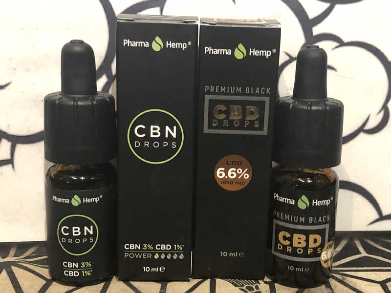 PharmaHemp �t���X�y�N�g���� CBN Oil Drop CBN3% & CBD1% 10ml/CBN300mg & CBD100mg�@�㉺�p