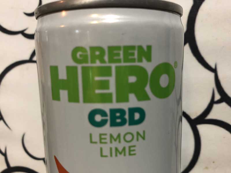 PharmaHemp GREEN HERO CBD 250ml 水溶性CBD10mg ファーマヘンプ レモンxライムx微炭酸 CBDドリンク