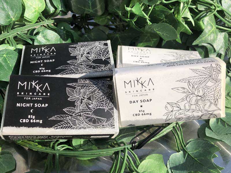 Pharma Hemp Japan MIKKA SKIN CARE�@DAY SOAP/NIGHT SOAP�@CBD66mg�z����CBD�Ό�&nbsp;