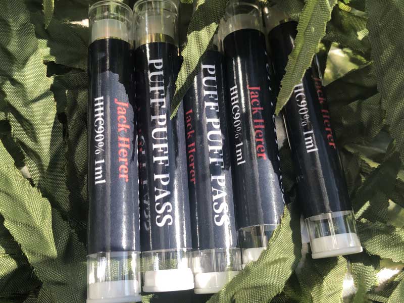 PUFF PUFF PASS HHCLiquid 1ml/Jack Herer 90% or 40% �p�t�p�t�p�X ���Z�x HHC���L�b�h
