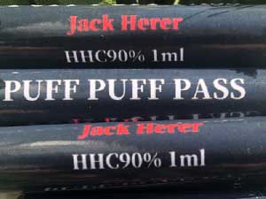 PUFF PUFF PASS HHCLiquid 1ml/Jack Herer 90% or 40% �p�t�p�t�p�X ���Z�x HHC���L�b�h
