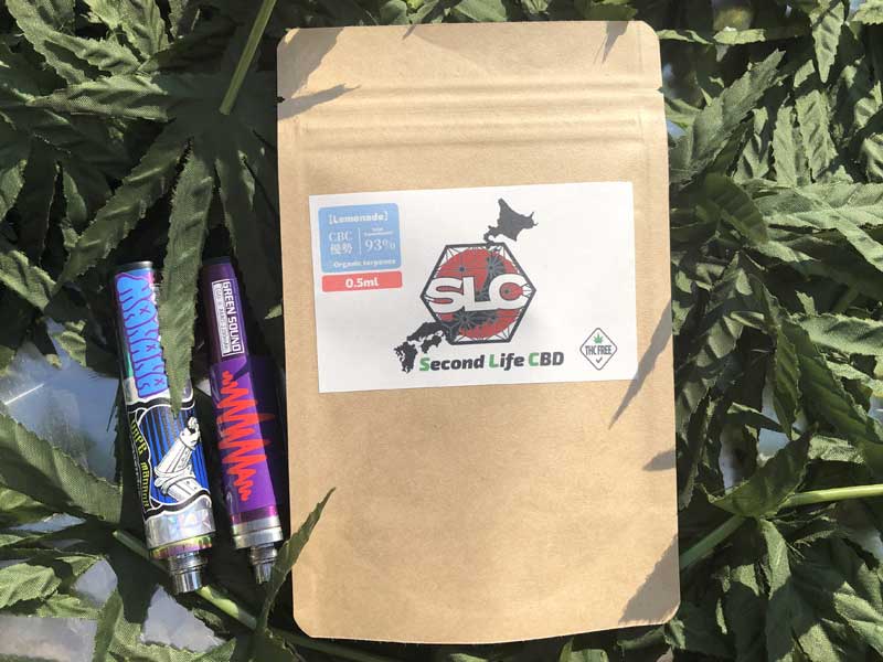 Second Life CBD�ASLC/Lemonade CBC �A���g���[�W�����L�b�h0.5ml CBC�D�� �g�[�^��93%�A�e���y��