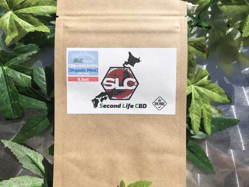 Second Life CBD/HHCH 15% ���L�b�h/Organic Mint 0.5ml & 1ml CBG�D�� Sativa�A�T�e�B�o