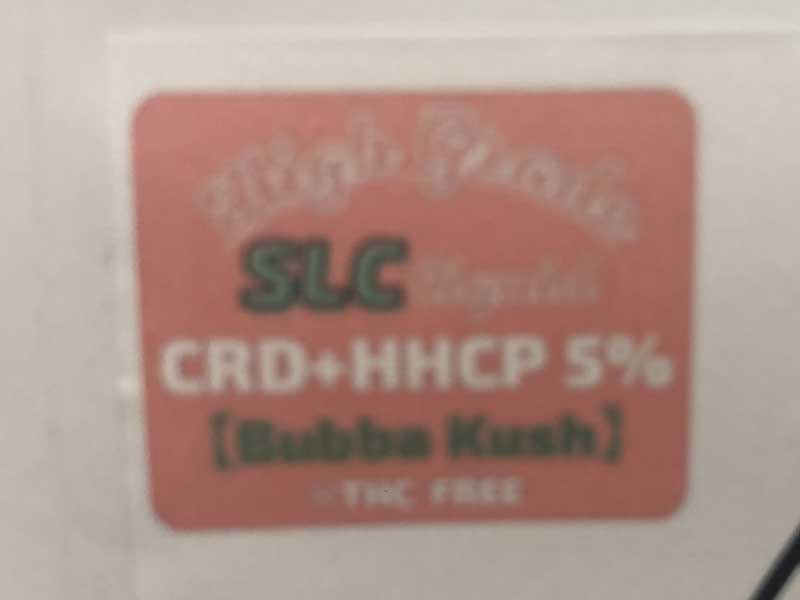 Second Life CBD/HHCP & CRD ���L�b�h/Bubba Kush�@1ml HHCP 5%�A�g�[�^��900mg�AHHCP���L�b�h