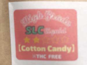 Second Life CBD、SLC/High-Grade S.L.C Cotton Candy CBD嗜好品リキッド1ml CBD優勢 トータル90%