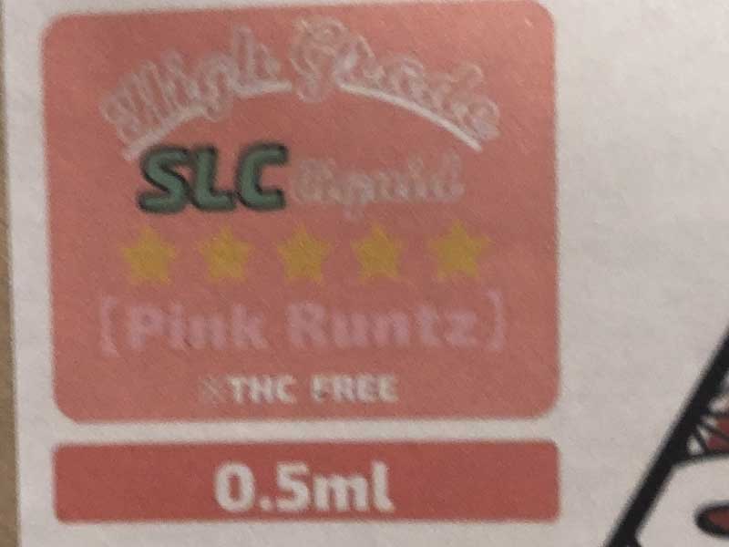 Second Life CBD/High-Grade S.L.C/Pink Runtz CBD�n�D�i���L�b�h1ml�A0.5ml CBD�D�� 90% ��5