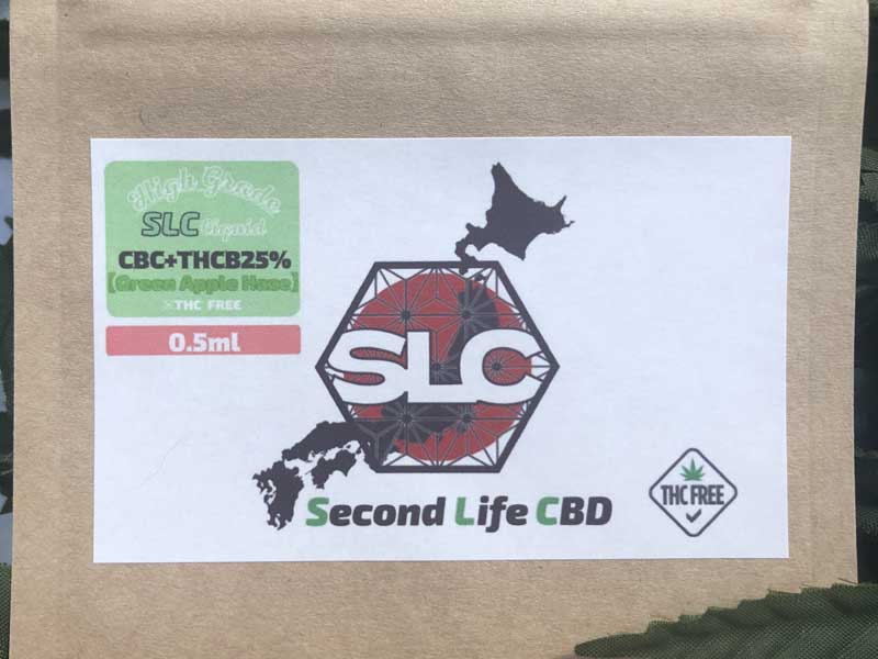 Second Life CBD/THCB 25% ���L�b�h/Green Apple Haze 0.5ml & 1ml CBC�D�� Sativa�A�T�e�B�o