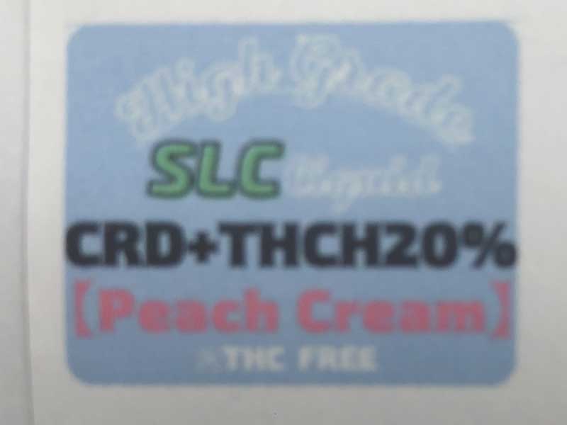 Second Life CBD/THCH & CRD リキッド/Peach Cream THCH 20%、THCHリキッド 1ml & 0.5ml