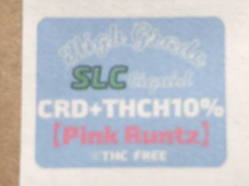 Second Life CBD/THCH & CRD リキッド/Pink Runtz 1ml & 0.5ml THCH 10%、トータル900mg
