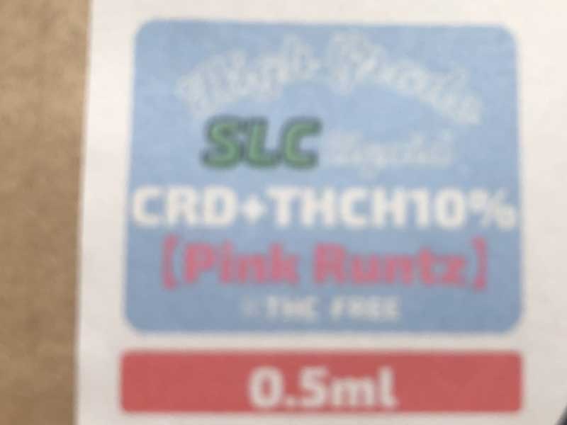 Second Life CBD/THCH & CRD ���L�b�h/Pink Runtz 1ml & 0.5ml THCH 10%�A�g�[�^��900mg