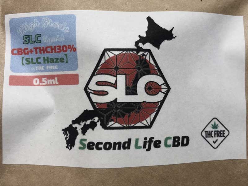Second Life CBD/THCH & CBG & CRD リキッド/SLC HAZE THCH 30%、THCHリキッド 0.5ml