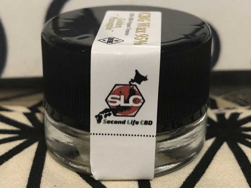 Second Life CBD/CBG Wax 95%/Golden Pineapple/1g�A�Z�J���h���C�t CBG ���b�N�X