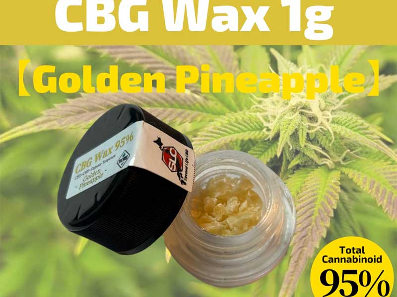 Second Life CBD/CBG Wax 95%/Golden Pineapple/1g�A�Z�J���h���C�t CBG ���b�N�X