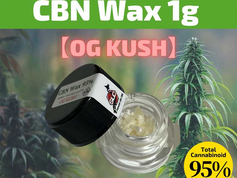 Second Life CBD/CBN Wax 95%/OG KUSH/1g�A�Z�J���h���C�t CBN ���b�N�X�A�w���v�e���y��
