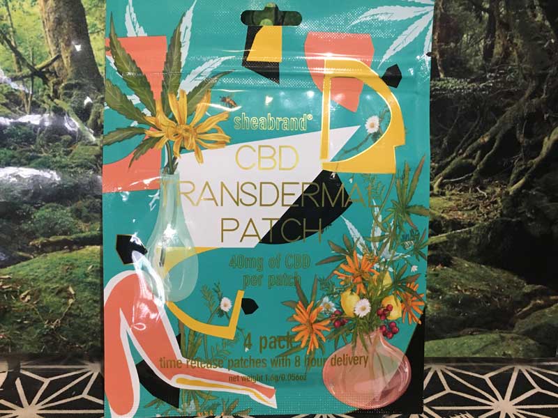 Shea Brand Time releace CBD Transdermal Patch �V�A�u�����h 1��CBD40mgx4�� CBD�p�b�`