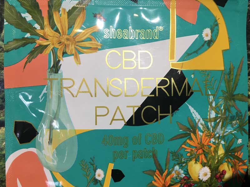 Shea Brand Time releace CBD Transdermal Patch �V�A�u�����h 1��CBD40mgx4�� CBD�p�b�`