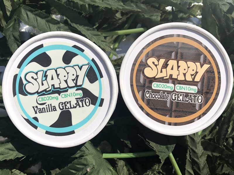SLAPPY CBD �X���b�s�[ CBD 20mg & CBN 10mg Gelato�ACBD�A�C�X�ACBD �W�F���[�g �o�j�� or �`���R
