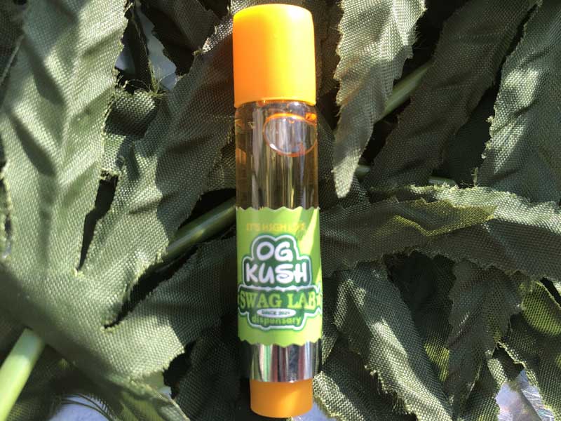 SWAG LAB dispensary �u���[�h�X�y�N�g����CBD�A93LAND & CRD &�w���v�e���y�� OG KUSH 1ml 