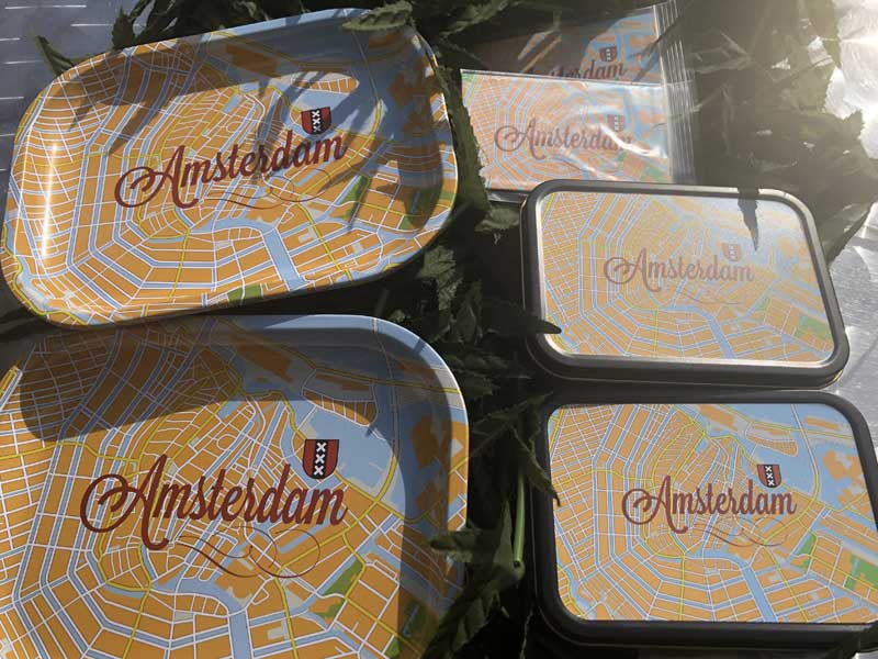 Amsterdam Map/Smokers Tool�A�A���X�e���_���̒n�} Goods�ATray�A�O���C���_�[�A��Box