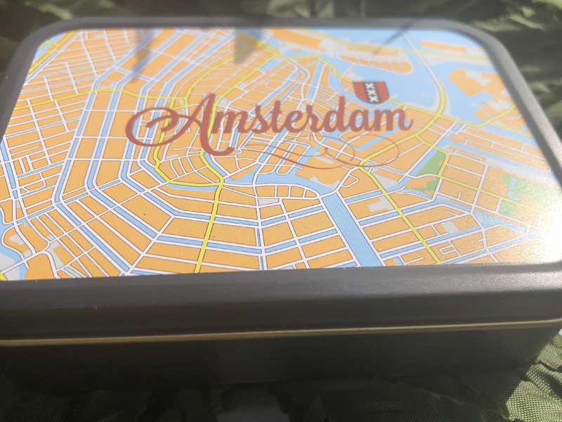 Amsterdam Map/Smokers Tool、アムステルダムの地図 Goods、Tray、グラインダー、缶Box