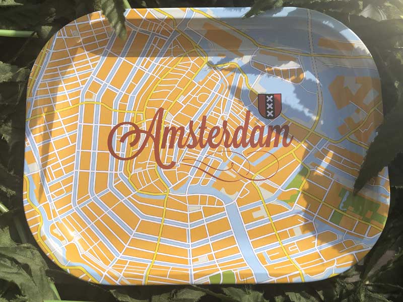 Amsterdam Map/Smokers Tool、アムステルダムの地図 Goods、Tray、グラインダー、缶Box