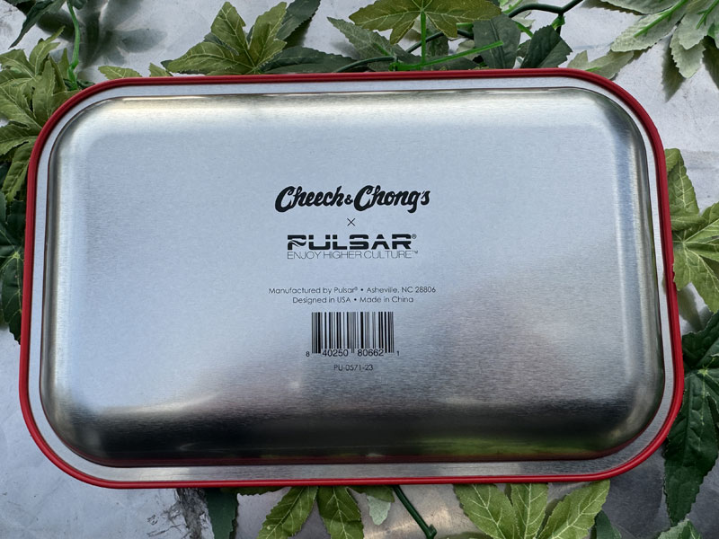 CHEECH&CHONG PULSAR ROLLING TRAY /Red Faces