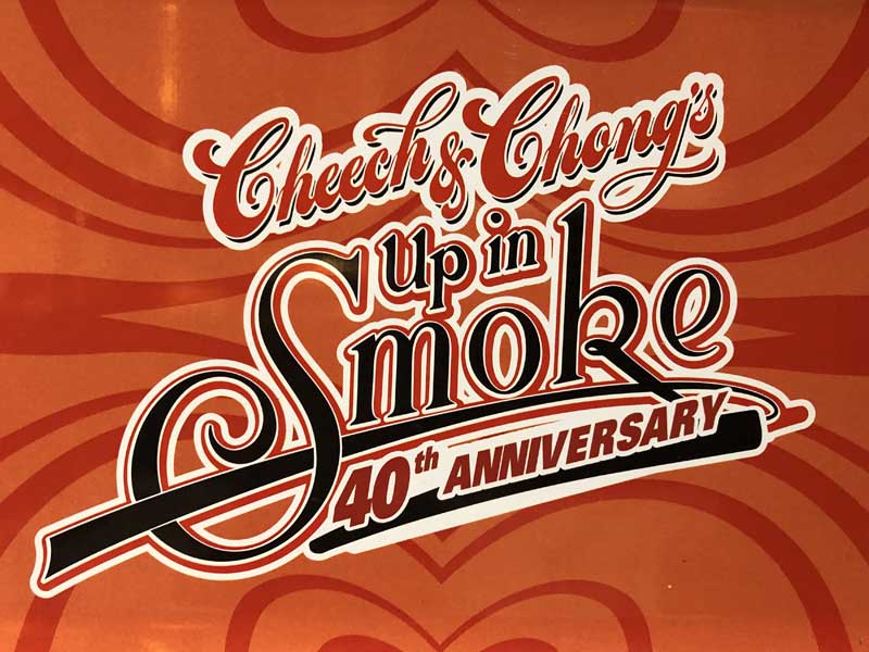 Cheech and Chong 40th Anniversary METAL TRAY チーチョン オフィシャル 40周年記念限定品