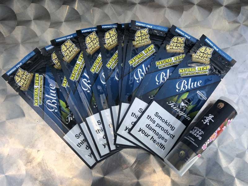 Kingpin Hemp Wraps キングピン ヘンプラップ blunts ブランツ & ZoWW NATURAL LEAF WRAPS