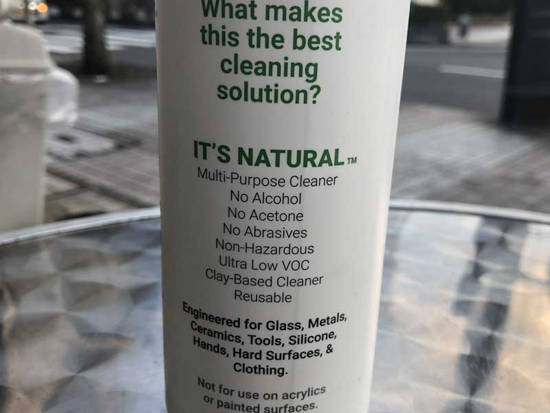 KLEAR KRYPTONITE Made in USA クリアクリプトナイト パイプ&ボング クレイ(粘土)ベース洗浄液