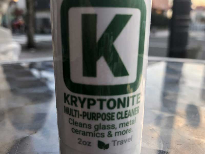 KLEAR KRYPTONITE Made in USA クリアクリプトナイト パイプ＆ボング　クレイ(粘土)ベース洗浄液